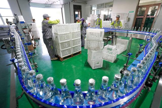 2025年9月10日,在黑龙江省伊春市一家桦树汁生产企业,工作人员在生产作业。 新华社记者 王建威 摄