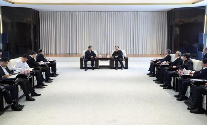 5月11日上午,教育部、浙江省专题会商会在杭州召开。潮新闻记者 李震宇 摄