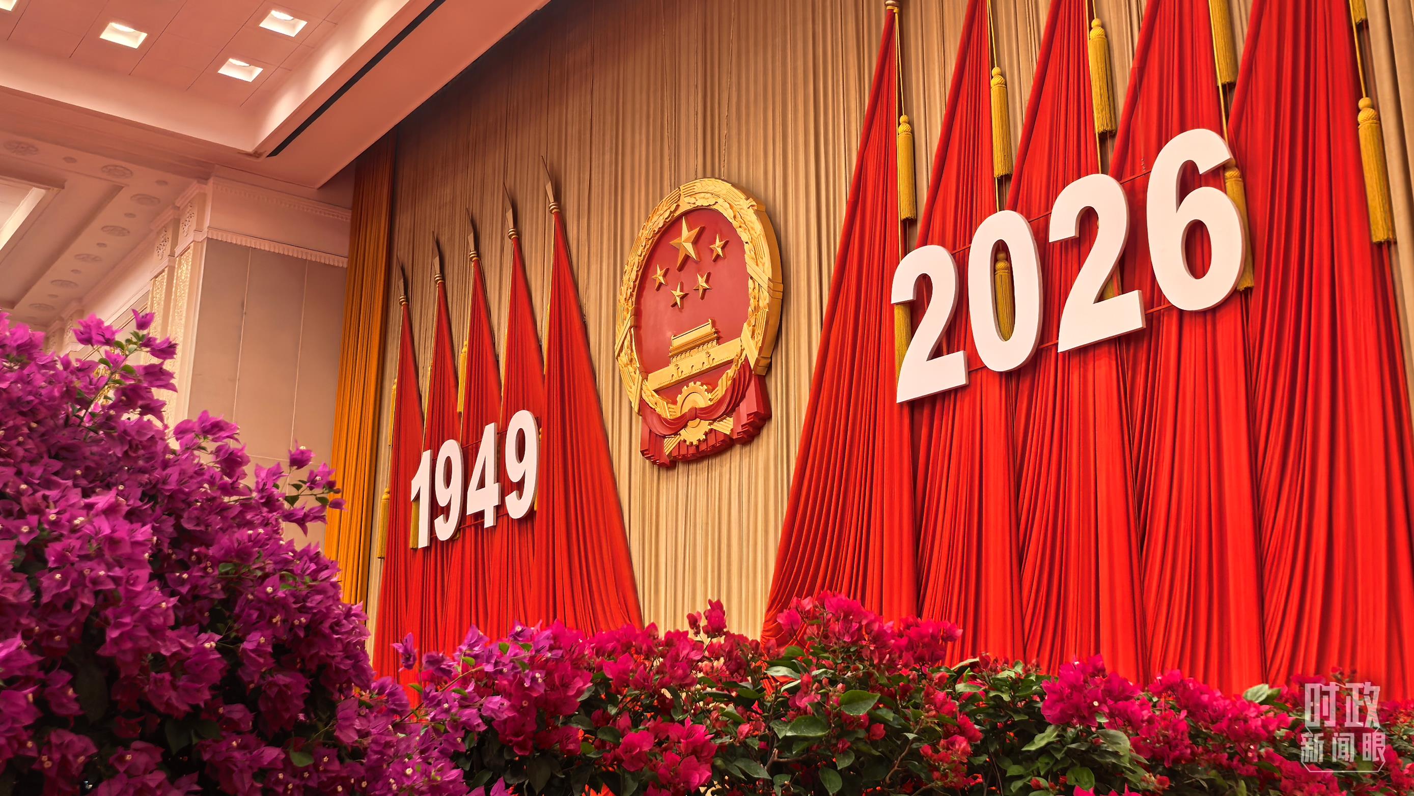 △国庆招待会现场。(总台央视记者 刘琦 拍摄)