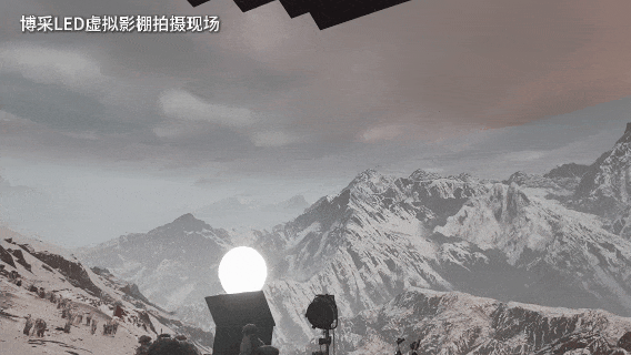 雪山全景拍摄.gif